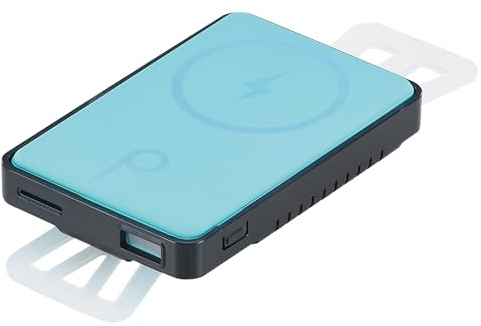 Prophete Handyhalterung mit induktiver Ladefunktion – 1000 mAh / 38,5 Wh Power Mount, universelle Smartphone-Halterung für Fahrrad & E-Bike, kabelloses Laden, Farbe: schwarz