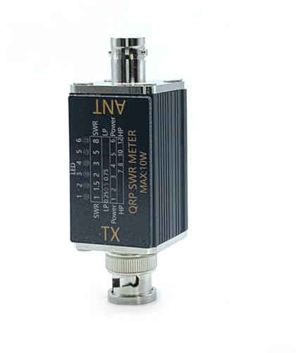 1 30 MHz SWR-mätare, 10 W bärbar kraftmätare för exakt RF-signalstyrkemätning