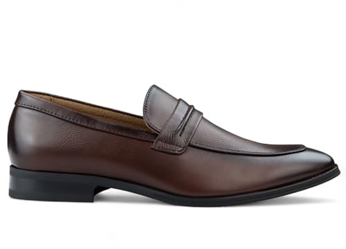 Infinity Leather Dolcetto Herren-Slipper, braun, mit Leder gefüttert, Elegante Schuhe
