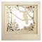 Rayher 62856505 Holzbausatz, großer 3D-Motivrahmen Tukan, FSC zertifiziert, natur, XL-Format 53 x 53 cm, Tiefe 14,5 cm, 11tlg., zum basteln und bemalen