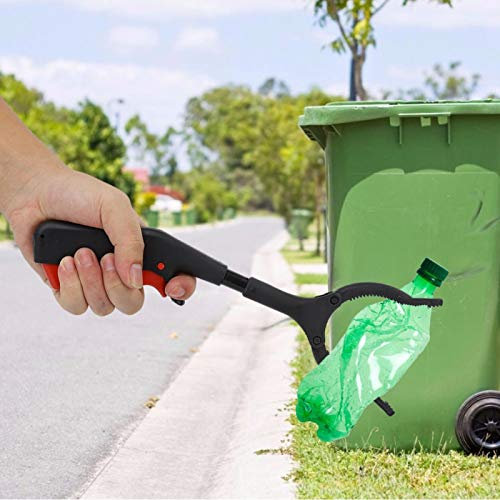 LZKW Pratico Raccoglitore di rifiuti da 11,6 Pollici per impieghi gravosi, Strumento di Assistenza per Il raggiungimento, Multiuso per afferrare Oggetti con Forme Varie Cestino Raccogliere i