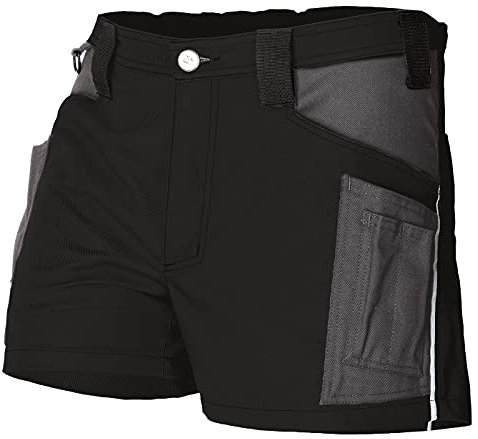 KÜBLER Workwear | KÜBLER ACTIVIQ Arbeitsshorts kurz | schwarz/anthrazit | Größe 48