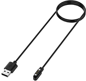 GEJEFA Caricatore Compatibile con OPPO Watch Free/Tic watch GTH, Caricabatterie Cavo di Ricarica USB Magnetica 100cm - Nero