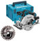 MAKITA DHS680ZJ Kreissäge, 18 V, LXT Ø165 mm (nur Maschine) aus Makpac + Sägeblatt 24 Zähne