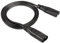 CERRXIAN 3.3 Feet IEC 320 C7 to C8 Power Cable,C8 Male to C7 Female Extension Supply Main Adapter Cable,2.5A 250V for Computer Monitor, Printer,Scanner,Etc