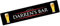 L736 Bar-Läufermatte, personalisierbar, klein, Schwarz / Rot