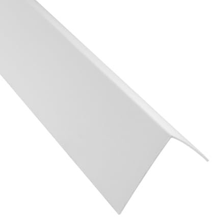 PVC Winkel-Profil Kunststoff Kantenschutz Zierleiste Profil weiss 270cm 40mm