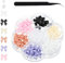 Lusofie 3D Bow Pearl Nail Charms Set - Nail Gems for Women | Elegant Nail Art Decorations, DIY Manicure, Salon Supplies
