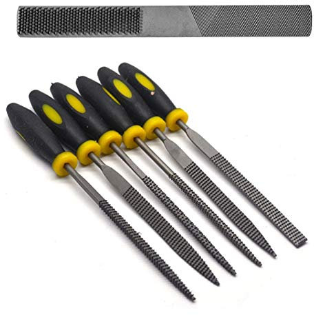 Lima de escofina de metal, juego de limas de aguja, lima de metal, lima de mano, juego de limas, escofina de mano, lima de madera, escofina redonda, media caña plana, lima de aguja for herramientas de
