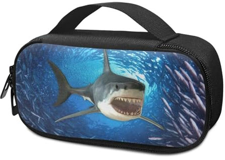 Suhoaziia Sac de transport pour insuline pour diabétique - Stylo à insuline - Bande de test de glycémie, Sea Shark., Compacte