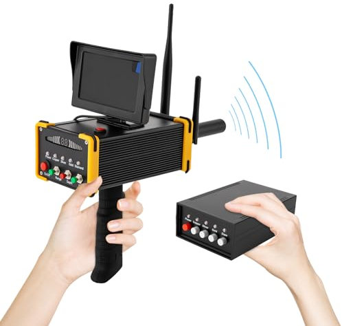 BJTDLLX Metalldetektor Profi für Erwachsene Gold Detektor 99 m Reichweite 16m Tiefe Langer Gold Suchen Gerät Schatzsuche Detector Handheld, Höherer Genauigkeit | EU Stock