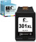 Penguin 301XL Druckerpatronen für HP 301 XL Schwarz für Officejet 2620 4630 Deskjet 1000 2000 2050 3000 3510 3050 Envy 4500 5530 Wiederaufbereitete Druckerpatronen(1 schwarz)