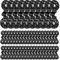 Schattenverriegelungsgriff - 50 Planenclips, Planenbefestigungsclips | Schattennetz Befestigungsclips mit ABS Material, Kunststoffklemme zur Befestigung des Schattentuchs, 10.5