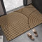 Schmutzfangmatte 90x150cm Khaki Halbrund Fussmatte Innen rutschfeste Fussmatte Aussen Fußmatte Waschbar Fußmatten Haustür Türmatte für Flur Küche Haustiere Fußmatte Außen