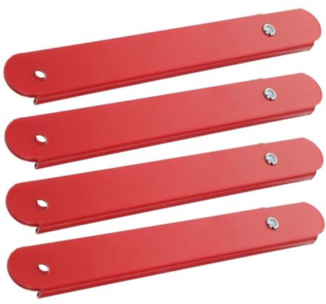 4 Pièces Charnière D'échelle Pliable Charnière D'escabeau En Aluminium Remplacement De Charnière D'échelle Pièces De Rechange Pour Escabeau Rouge Alliage D'aluminium HOMSFOU