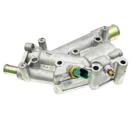 Auto-Thermostat Auto-Motorkühlmittel-Thermostatgehäuse 9653298580 1336Q4 / Passend for Peugeot 307/407/607 for Citroen Xsara/Picasso/C5 Thermostat mit Gehäuse und Dichtung