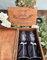 Personalised Wedding Champagne Flutes Gift Set with Wooden Box, Engraved Design, 2 Glasses