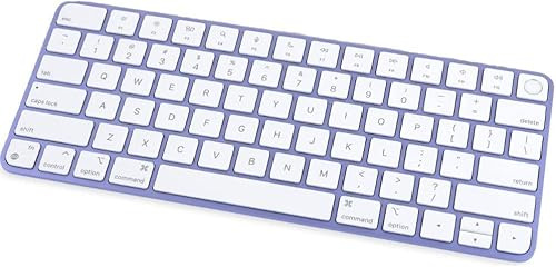 Apple Magic Keyboard mit Touch ID (QWERTZ Deutsch) Violett (Generalüberholt)