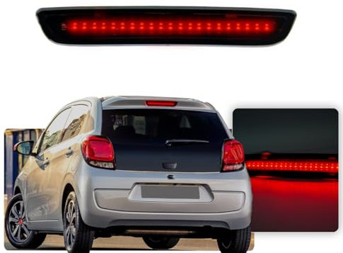 NSLUMO LED Drittes Bremslicht, Rückleuchte für Citr.oen C1, Peug.eot 108, Toyoto Aygo (2014-2022) Zentrales Hochmontiertes Bremslicht Zusätzliche 3. Bremsleuchte OEM#B000878980