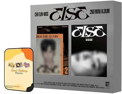 Cha Eun-woo (ASTRO) Album - ELSE FORM 1 + FORM 2 2 Standard Ver. Full Album Set+Pre Order Benefits+BolsVos Exclusive Idol-Inspired Giveaways Package