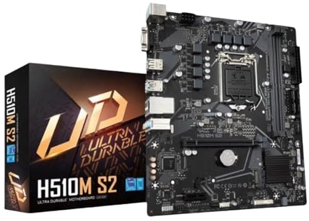 Computerkarte 1s GA H510M S2 H510 DDR4 M.2 USB 3.Gen 64G, unterstützt 10 11. Generation 1200