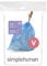 simplehuman CW0298 Code V Custom Fit Bin Liners, Blue Plastic (Pack of 20 Liners)