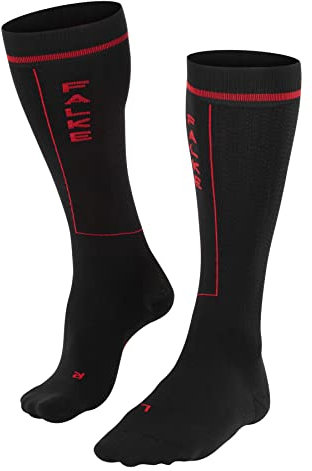 FALKE Damen Laufsocken Impulse Running W KH Funktionsgarn mit Kompression 1 Paar, Schwarz (Black 3008), 39-42