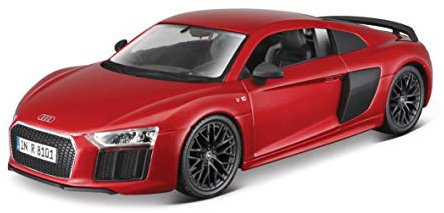 Maisto M39510 Audi R8 Build-It-Yourself Die-Cast Model Car Kit-1:24 Scale V10PLUS, Assorted Colours