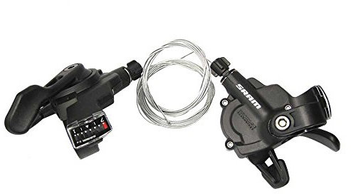 Sram Trigger-Schalter-Set X3, 7-Gang hinten 1:1 Index Front 3-Gang + Flicken