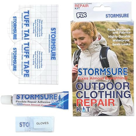 Stormsure Reparaturset für Outdoor-Bekleidung für Wasserdichte, Langlebige Reparaturen an Allen Outdoor-Bekleidungen