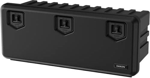 DAKEN ARKA 81209 Werkzeugkasten 203l Staukasten 1250x522x500 mm für LKW Anhänger und Auflieger Unterflurbox mit 3 Schlössern und 6 Schlüsseln inkl. Gummidichtung gegen Wasser
