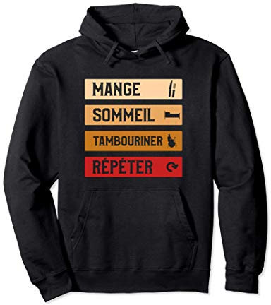 Idée Cadeau Drôle De Tambour Pour Un Batteur Sweat à Capuche