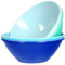 Youngever Lot d 9 Grands Bols en Plastique de 3L, Bols Mélangeurs, Bols Saladiers (Coastal)