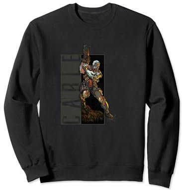 Marvel X-Men Cable Action Pose Vintage Sweatshirt