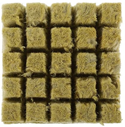 Angoily 25 Pcs Wachsen Würfel Starter Schoten mit Pflanz Löcher Hydrokultur Cuttable Würfel Tablett für Soilless Kultur Und Umpflanzen Starter Stecker für Anlage Wachsen