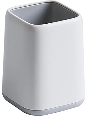 Abcsea 1 Pièce Porte-crayons, Porte-stylo Porte-stylo Rond, Bicolore Pot de Stylo, Organisateur de Stylo, Pot à Crayon, Gris