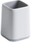 Abcsea 1 Pièce Porte-crayons, Porte-stylo Porte-stylo Rond, Bicolore Pot de Stylo, Organisateur de Stylo, Pot à Crayon, Gris