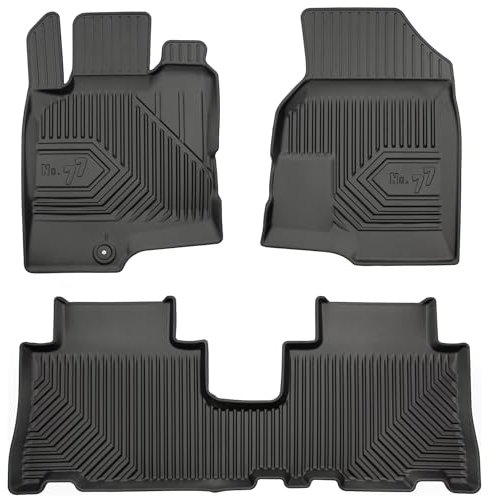 MOTOS Gummimatten Auto Fussmatte passend für Chevrolet Captiva I 2006-2018 Verbessern Sie Ihren Reisekomfort mit Antirutschmatte Auto No.77- Allwetter fußmatten Auto, Schutz vor Verschmutzung