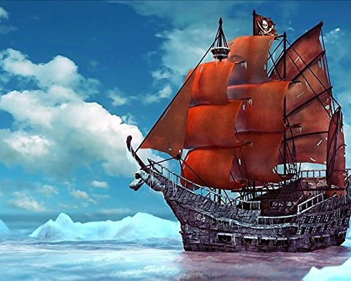 MQOK 4000 Stück Jigsaw Puzzle Segelschiff Ölgemälde Jigsaw Puzzle Puzzles für Erwachsene Puzzles Tiere Puzzles