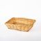5 X Natural Wicker Hamper Basket Wicker Trays Gift Basket Retail Display Tray Christmas Hampers (Honey, Small)