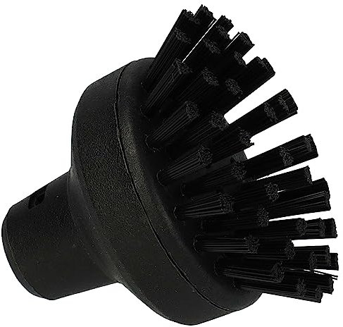 vhbw Large Round Brush Compatible with Kärcher SC 3 EasyFix, SC 4 Deluxe EasyFix Premium Steam Cleaner - Steam Brush