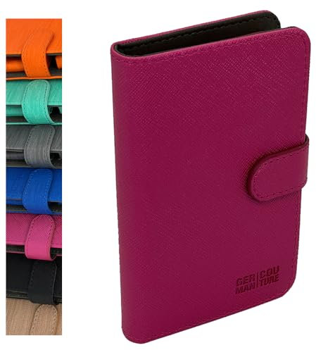 GC German Couture smart Etui Tasche kompatibel mit blu 2.0, Relx u. alle Pod-Systeme E-Zigaretten mit bis zu 11,2 x 2 x 1 cm incl. Liquid-pods Caps Zubehör, pink
