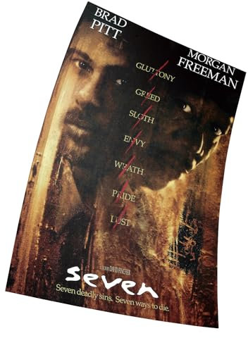 Seven Movie Poster Größe 11 x 17(28 x 43 cm) Dekorative Rahmenloses Kunst Geschenk Leinwand Poster