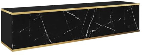 Oro 135 cm, TV a sospensione, Vari colori, Mobili da soggiorno, Stile moderno (Marmo)