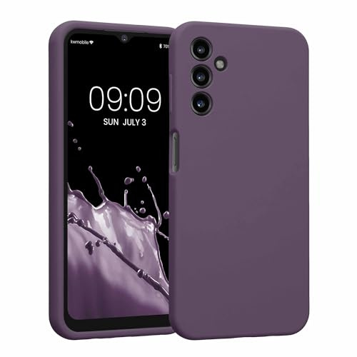 kwmobile Hülle kompatibel mit Samsung Galaxy A14 5G - Hülle Silikon gummiert - Handyhülle - Handy Case in Helle Iris