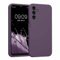 kwmobile Handyhülle kompatibel mit Samsung Galaxy A14 5G Hülle - gummierte Handy Case aus Silikon in Helle Iris