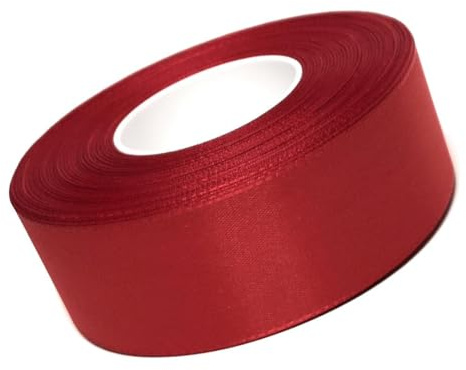 Schleifenband 50 Meter x 40 MM Rot Visko Taft Dekoband Geschenkband