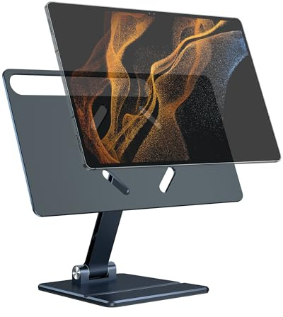 Gouyisi Magnetischer Ständer Klappbar für Samsung Galaxy Tab S10 Ultra (2024 Release)/S9 Ultra/S8 Ultra 14,6 Zoll, 360° drehbarer verstellbarer tragbarer Schreibtisch Tablet Ständer Halter mit S-Pen