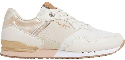 Pepe Jeans Baskets London Snake Beiges