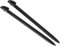 Jowxsx Lot de 2 stylets en plastique pour écran tactile Nintendo 3DS N3DS XL LL Noir
